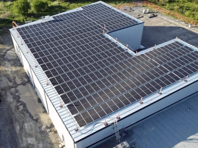 Net Zero building solar panels, Belleville, Ontario